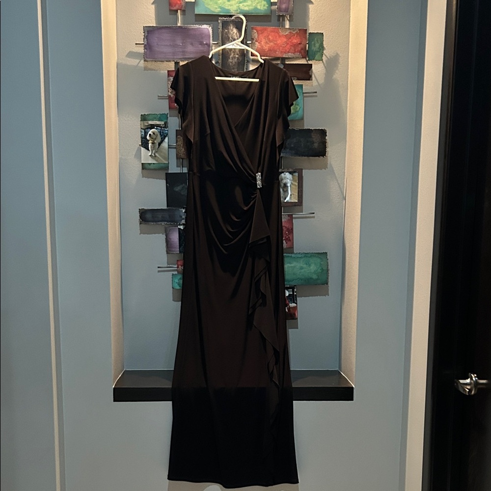 Ralph Lauren Elegant Black Evening Gown/Dress- Size 10